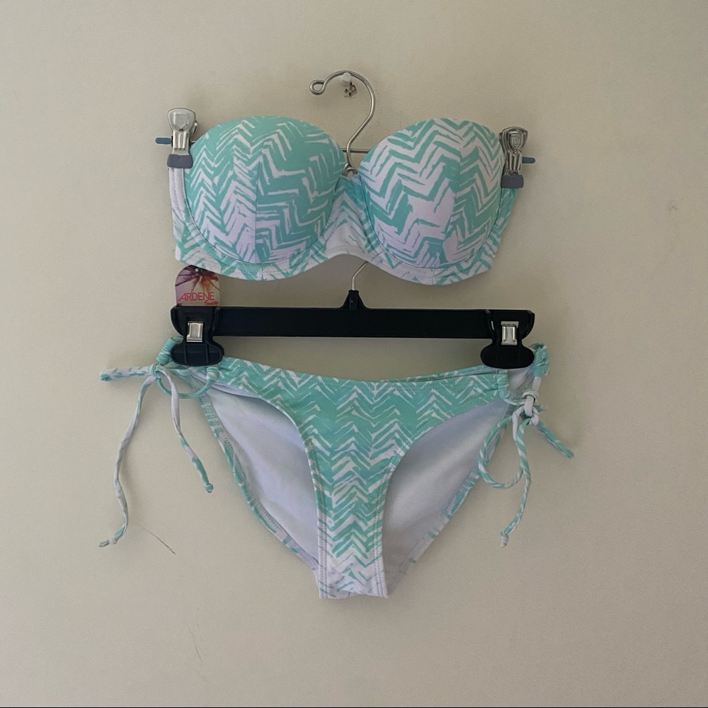 New | Ardene | Geometric Two Piece Bikini Swim Set